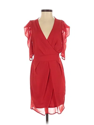 Pre-owned Asos Design Cocktail Dress In Red