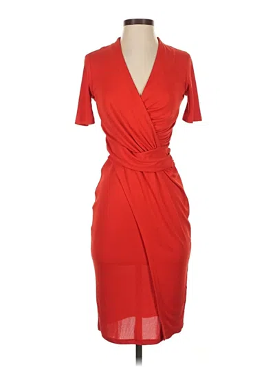 Pre-owned Asos Design Cocktail Dress In Red