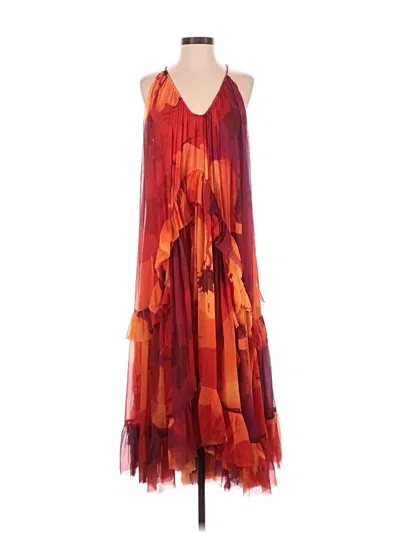 Pre-owned Asos Design Cocktail Dress In Red