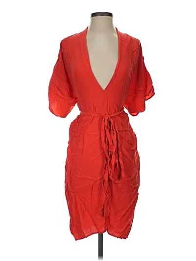 Pre-owned Asos Design Cocktail Dress In Red