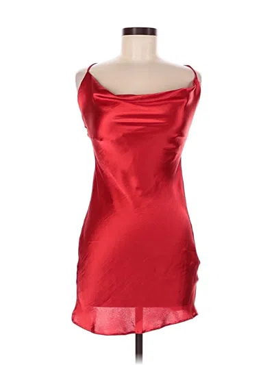 Pre-owned Asos Design Cocktail Dress In Red