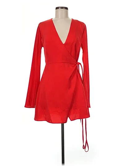 Pre-owned Asos Design Cocktail Dress In Red