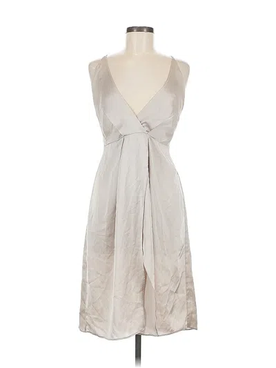 Pre-owned Asos Design Cocktail Dress In Silver