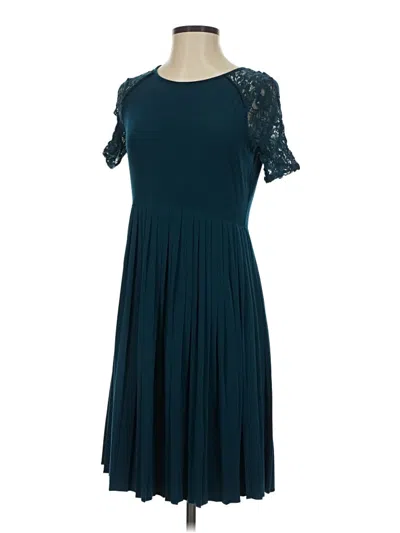 Pre-owned Asos Design Cocktail Dress In Teal