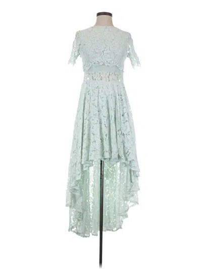 Pre-owned Asos Design Cocktail Dress In Teal