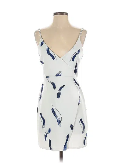 Pre-owned Asos Design Cocktail Dress In White