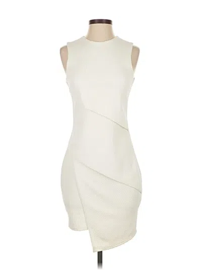 Pre-owned Asos Design Cocktail Dress In White