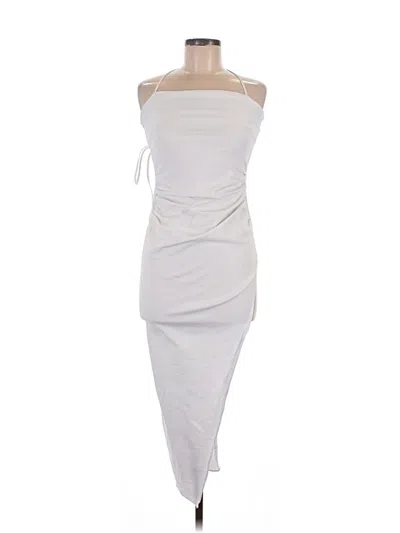 Pre-owned Asos Design Cocktail Dress In White