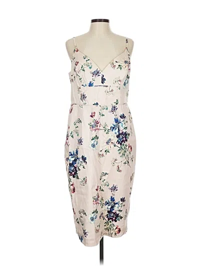 Pre-owned Asos Design Cocktail Dress In White