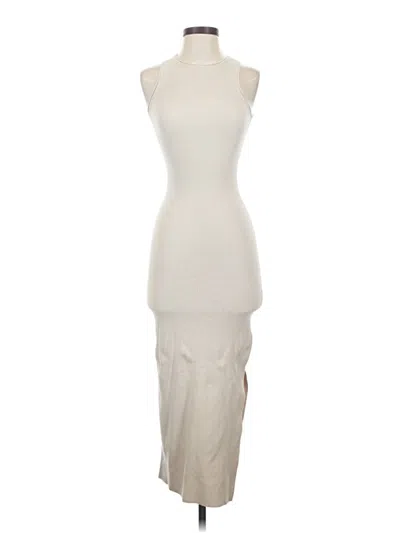 Pre-owned Asos Design Cocktail Dress In White