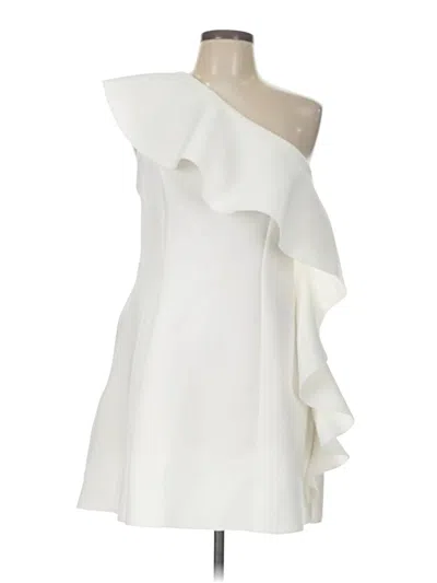 Pre-owned Asos Design Cocktail Dress In White