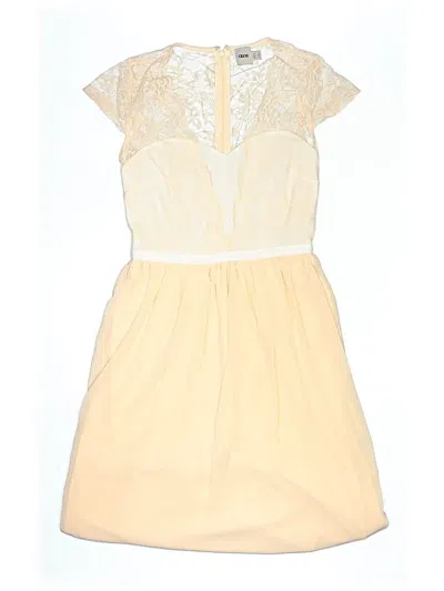 Pre-owned Asos Design Cocktail Dress In White
