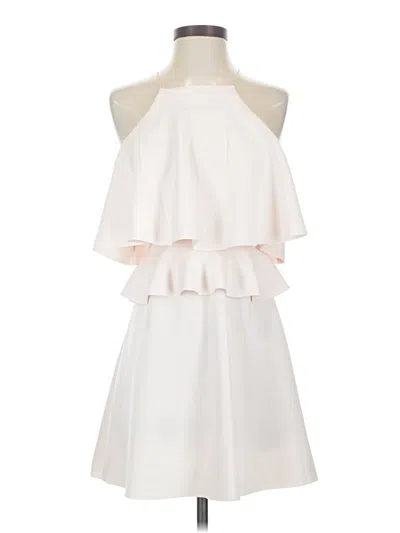 Pre-owned Asos Design Cocktail Dress In White