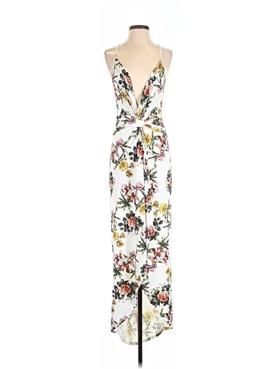 Pre-owned Asos Design Cocktail Dress In White