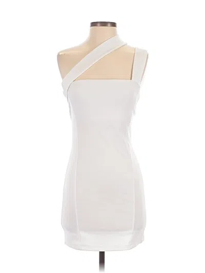 Pre-owned Asos Design Cocktail Dress In White