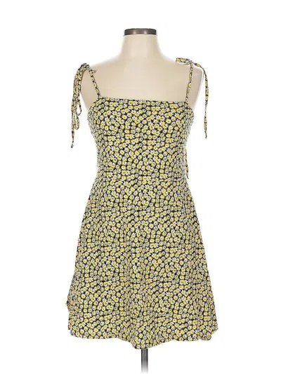 Pre-owned Asos Design Cocktail Dress In Yellow