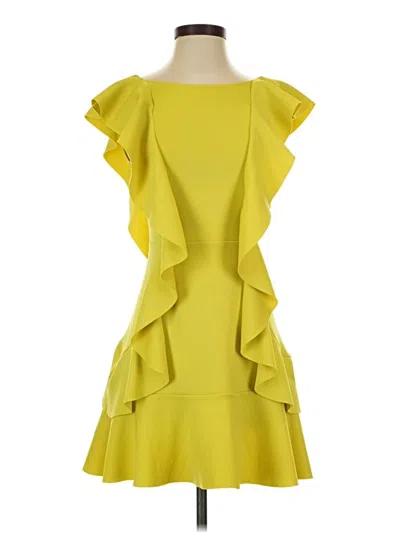 Pre-owned Asos Design Cocktail Dress In Yellow