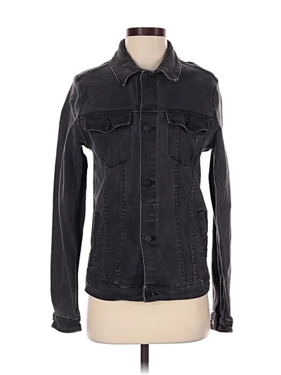 Pre-owned Asos Design Denim Jacket In Black
