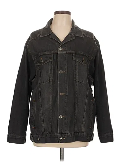 Pre-owned Asos Design Denim Jacket In Black
