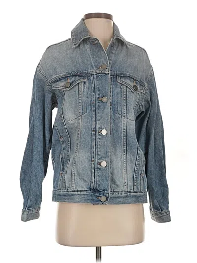 Pre-owned Asos Design Denim Jacket In Blue
