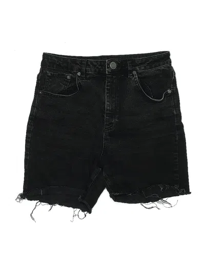 Pre-owned Asos Design Denim Shorts In Black