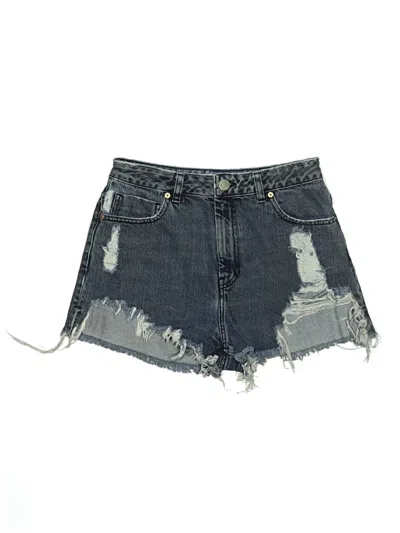 Pre-owned Asos Design Denim Shorts In Blue