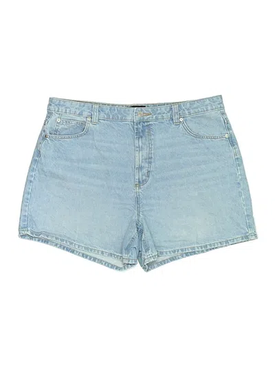 Pre-owned Asos Design Denim Shorts In Blue