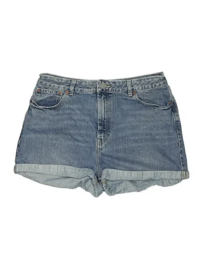 Pre-owned Asos Design Denim Shorts In Blue