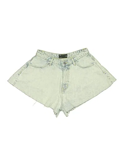 Pre-owned Asos Design Denim Shorts In Green