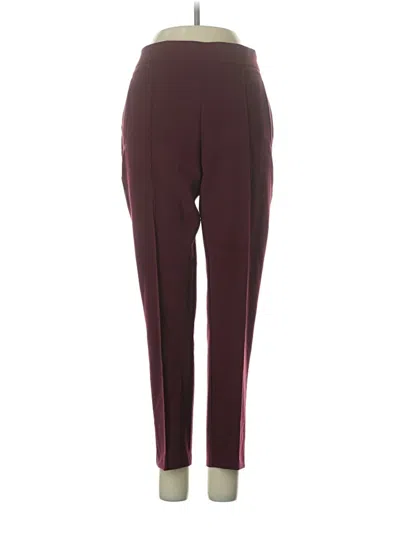 Pre-owned Asos Design Dress Pants In Burgundy