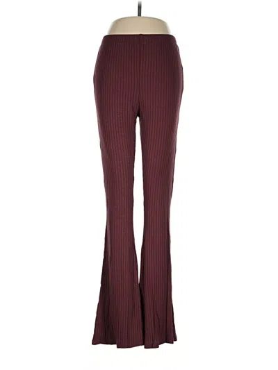 Pre-owned Asos Design Dress Pants In Burgundy