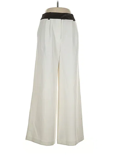 Pre-owned Asos Design Dress Pants In Ivory