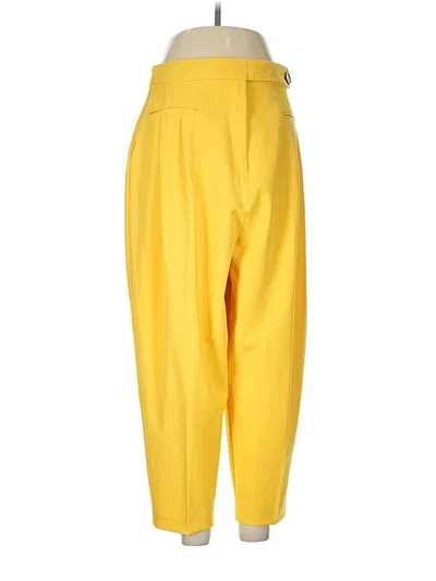Pre-owned Asos Design Dress Pants In Yellow