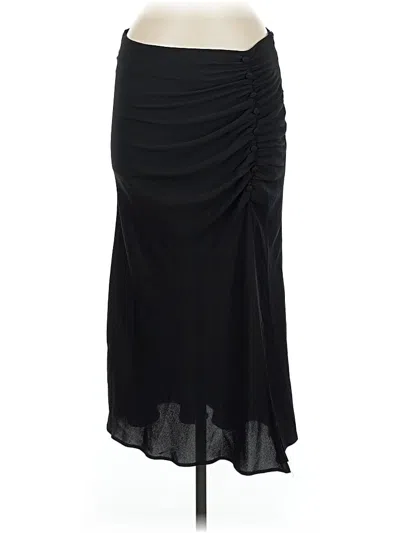 Pre-owned Asos Design Formal Skirt In Black