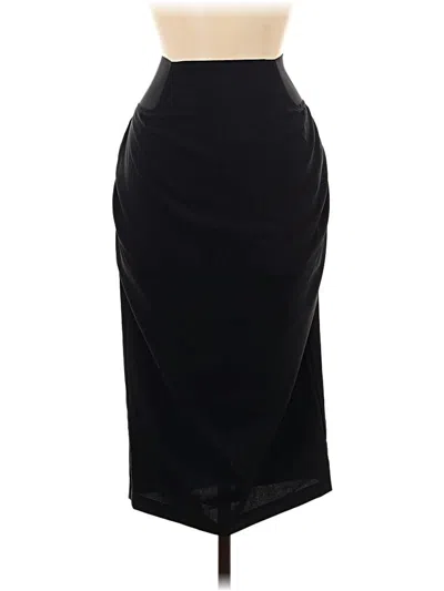 Pre-owned Asos Design Formal Skirt In Black