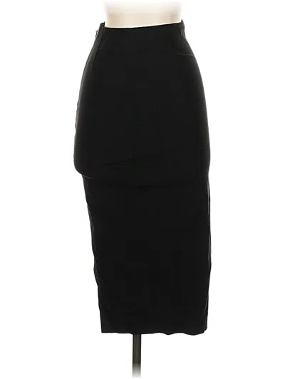 Pre-owned Asos Design Formal Skirt In Black