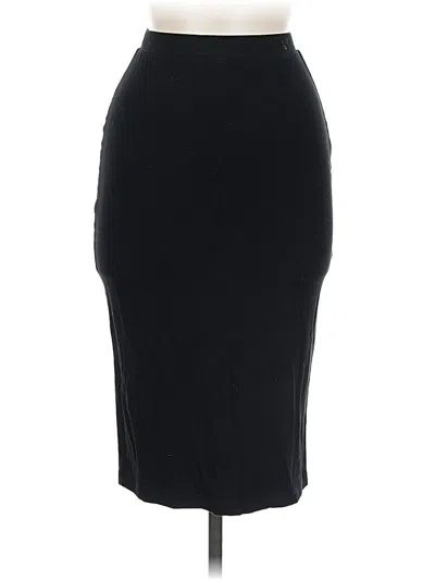 Pre-owned Asos Design Formal Skirt In Black