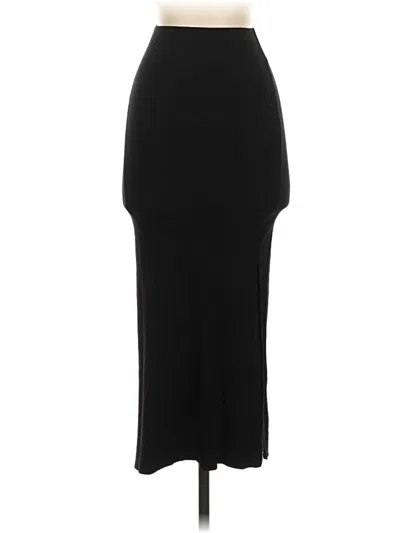Pre-owned Asos Design Formal Skirt In Black
