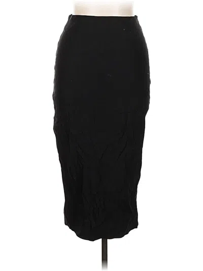 Pre-owned Asos Design Formal Skirt In Black