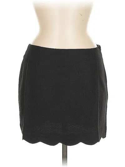 Pre-owned Asos Design Formal Skirt In Black