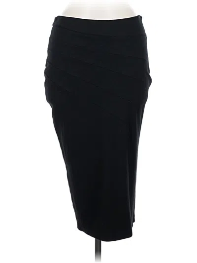 Pre-owned Asos Design Formal Skirt In Black