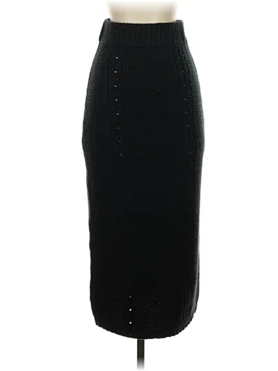 Pre-owned Asos Design Formal Skirt In Black