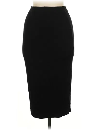 Pre-owned Asos Design Formal Skirt In Black