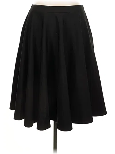 Pre-owned Asos Design Formal Skirt In Black