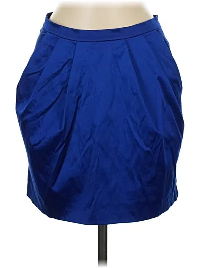 Pre-owned Asos Design Formal Skirt In Blue