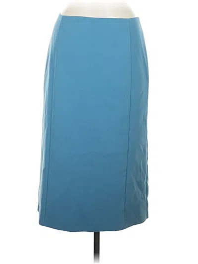 Pre-owned Asos Design Formal Skirt In Blue