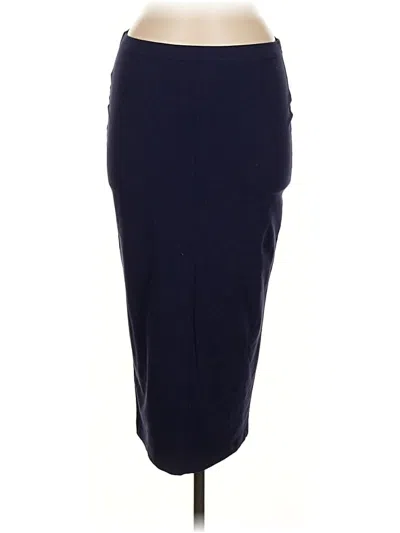 Pre-owned Asos Design Formal Skirt In Blue