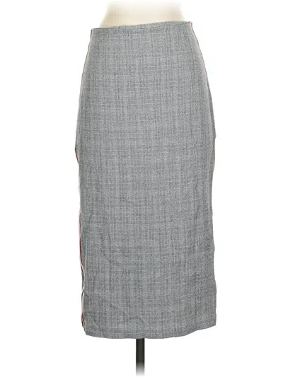 Pre-owned Asos Design Formal Skirt In Gray