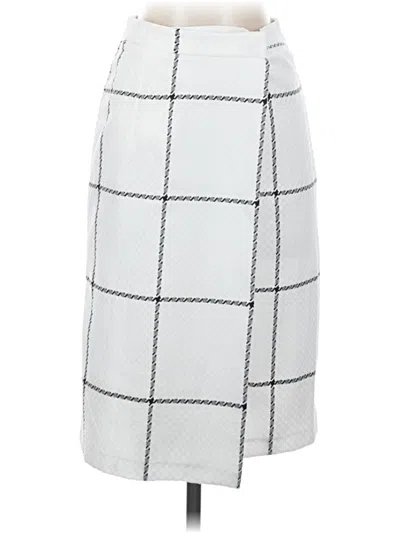 Pre-owned Asos Design Formal Skirt In Gray