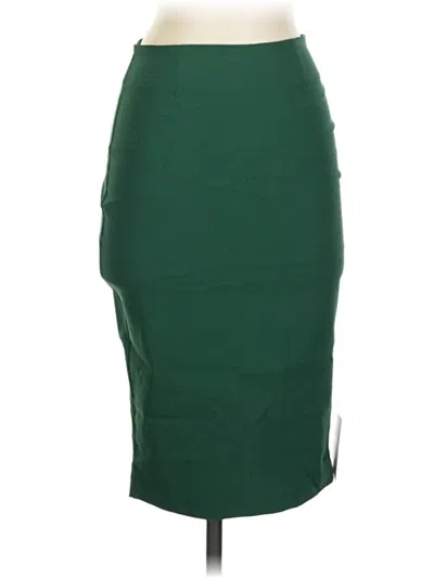 Asos Design Formal Skirt In Green